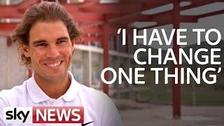 Rafael Nadal Interview  Tennis Star On New Academy His 2015 Season And The Best Players [upl. by Hillegass]