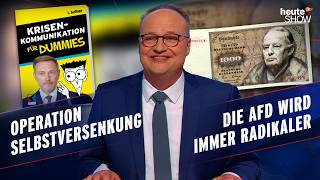 FDP in der Krise  AfD will zurück zur DMark  Wirtschaft unter Druck  heuteshow vom 06122024 [upl. by Jelle640]