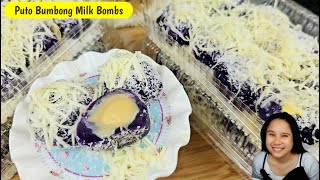 Pang Paskong Negosyo Puto Bumbong Milk Bombs [upl. by Magdala]