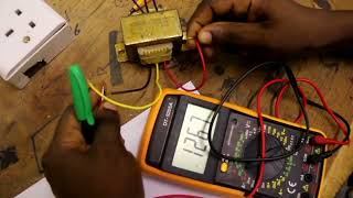 Determining Transformer Input amp Output Terminals [upl. by Adnoluy]