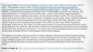 Insulin Pump Market in United States Reimbursement amp Regulation System and Forecast to 2022 [upl. by Isa]