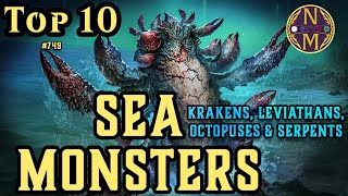 MTG Top 10 Sea Monsters  Krakens Leviathans Octopuses and Serpents  Magic the Gathering [upl. by Ailaham]