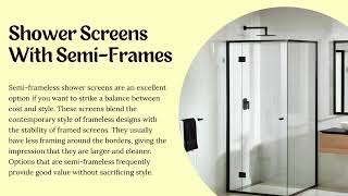 What Are Some Affordable Shower Screen Options for Homeowners [upl. by Tnomyar]