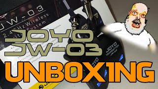 JOYO JW03 UNBOXING  Transmissor Wireless de baixo custo para guitarra [upl. by Orpah]