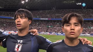 Japan vs China National Anthem  FIFA World Cup 2026 Asian Qualifiers [upl. by Mullane]