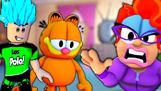 Ayudamos a GARFIELD a escapar de la MALVADA de Roblox [upl. by Fee]