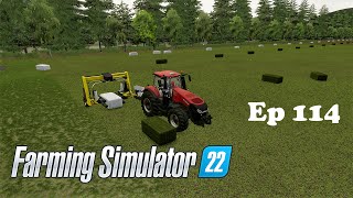 farming Simulator 22 fs22 timelapse michigan Farms Ep 114 fs22 Mods [upl. by Orrocos924]