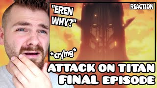 THE END IS HERE  ATTACK ON TITAN  FINAL CHAPTER PT 2  SEASON 4  New Anime Fan  REACTION [upl. by Granny]