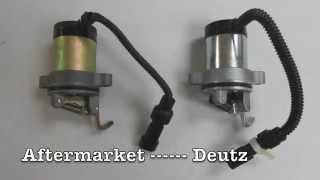 Deutz Electronic Shutoff Solenoid Identification and Installation [upl. by Jael]