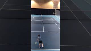 Warm up serves before a match tennis serve [upl. by Brenza]