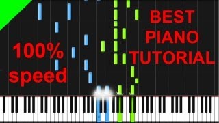 Aaliyah  Try Again piano tutorial [upl. by Rhoads]