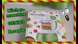 Genius REZEPTBUCH Food Processor Feelvita Anleitung SoFie Haushalt UnPerfekt [upl. by Herwig]