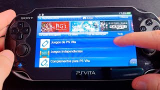 PROBANDO LA PS VITA EN 2024 [upl. by Anaicilef419]