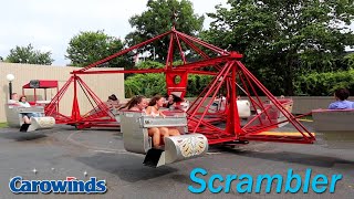 Scrambler Ride at Carowinds [upl. by Aoh]