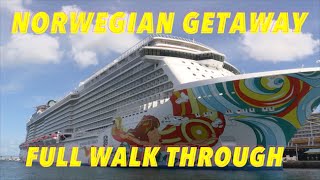 Norwegian Getaway Review  Full Walkthrough  Ship Tour [upl. by Laven248]