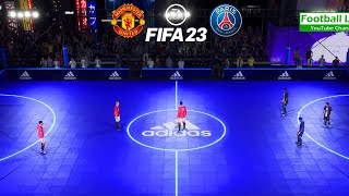 FIFA 23  MessiNeymarMbappe vs RonaldoAntonySancho  Man United vs PSG  3x3 Gameplay PC [upl. by Rivi]