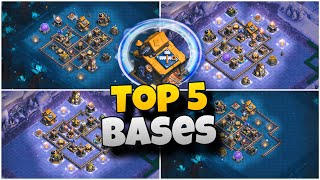 TOP 5 Best BUILDER HALL 10 Bases of 2024 with Links  Builder Base 20 [upl. by Secnarfyram614]