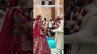 Hamara Shaadi Ka Dance ❤️🙈 rajatswati dance couplegoals love romantic wedding ytshorts [upl. by Kawasaki241]