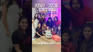 Ram Charan with Klin Kaara Konidelas Birthday cute baby love viral [upl. by Lamori]