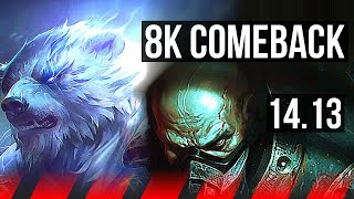 VOLIBEAR vs URGOT TOP  8k comeback 600 games  EUW Diamond  1413 [upl. by Roche107]