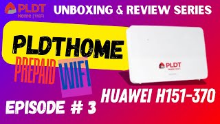 HUAWEI H151 370  PLDTHOME PREPAID WIFI [upl. by Purpura]