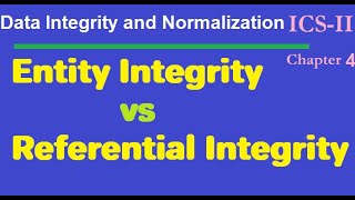 What is Entity Integrity  What is Referential Integrity [upl. by Ahsirak547]