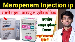 Meropenem injection bacterial infection treatment meromac 1gm injection  Meropenem 500 mg injection [upl. by Tugman]