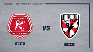 Richmond Kickers vs Loudoun United EXTENDED HIGHLIGHTS  Lamar Hunt US Open Cup  April 17 2024 [upl. by Nivrac]