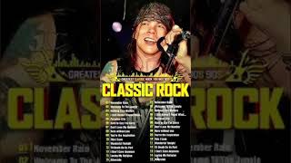 Best Classic Rock Songs 80s 90s Full Album  Guns N Roses Nirvana Ledzeppelin AerosmithREM [upl. by Eckardt]