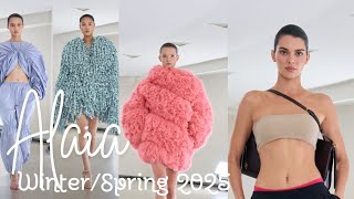 Alaia WinterSpring 2025 Womenswear runway show [upl. by Assyli738]