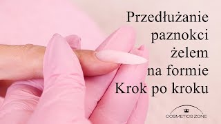 Przedłużanie paznokci żelem na formie  Krok po kroku  Building gel nails [upl. by Toulon276]