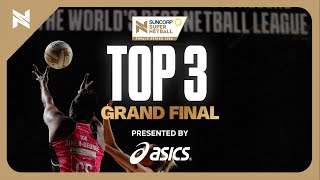 Top 3 Plays of the Grand Final  Suncorp Super Netball 2024 [upl. by Wavell]