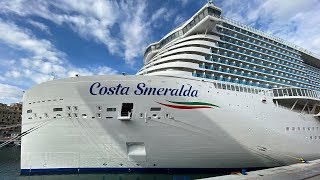 Costa Smeralda Cruise Ship Tour 4K [upl. by Wulfe]