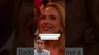 Badbunny se atreve a cantar acapella 😳 badbunny acapella adele [upl. by Nytsirt407]