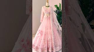 Beautiful Pink Lehenga For Girls  viral shorts [upl. by Sapowith]