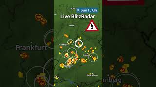 ⛈ Erste Aufnahmen von den Gewittern aus Oberfranken wetteronline gewitter live blitzradar [upl. by Naesal687]