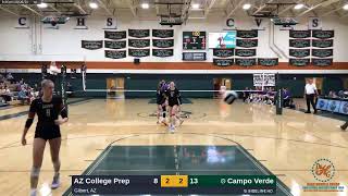 20241028 Campo Verde vs AZ College Prep [upl. by Llessur515]