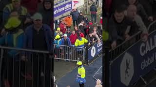 Falkirk fc v Hamilton Hamilton fans acting hard behind the stewards lol falkirkfc falkirkbairns [upl. by Ormsby143]