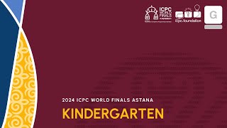 ICPC WF Astana Solution Video Problem G  Kindergarten [upl. by Ronyam]