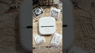 ASMR unboxing Phomemo T02 mini printer 🍄💕✨ phomemo asmr unboxing printer fyp journal mini [upl. by Yemorej]