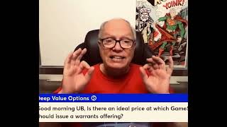 GameStop Warrants Offering Pricing Explained gamestop stocmarket [upl. by Jacques53]