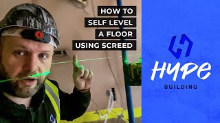 How to Self Level a Floor Using Screed [upl. by Meehyrb]