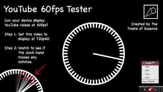 YouTube 60fps Tester [upl. by Zetnwahs168]