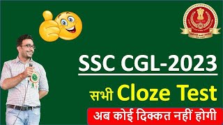 Cloze Tests asked in SSC CGL 2023  Cloze Test tricks [upl. by Jedlicka191]