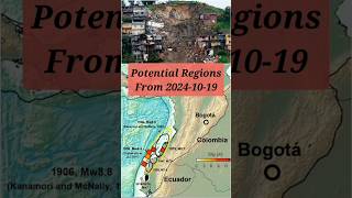 Latest earthquake potential regions from 19 Oct 2024 [upl. by Joyan200]