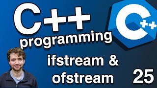 Reading and Writing to Files ifstream and ofstream  C Tutorial 25 [upl. by Powe]