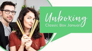 brandnooz Classic Box Januar UNBOXING mit Silvi Carlsson und Tommy Toalingling [upl. by Spillar]