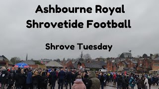 Ashbourne Royal Shrovetide Football Shrove Tuesday [upl. by Akered]