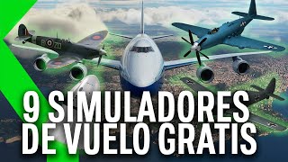 ✈️✈️9 SIMULADORES DE VUELO GRATIS✈️✈️ [upl. by Ameg517]