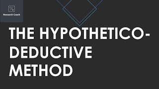 HypotheticoDeductive Method [upl. by Graehme]